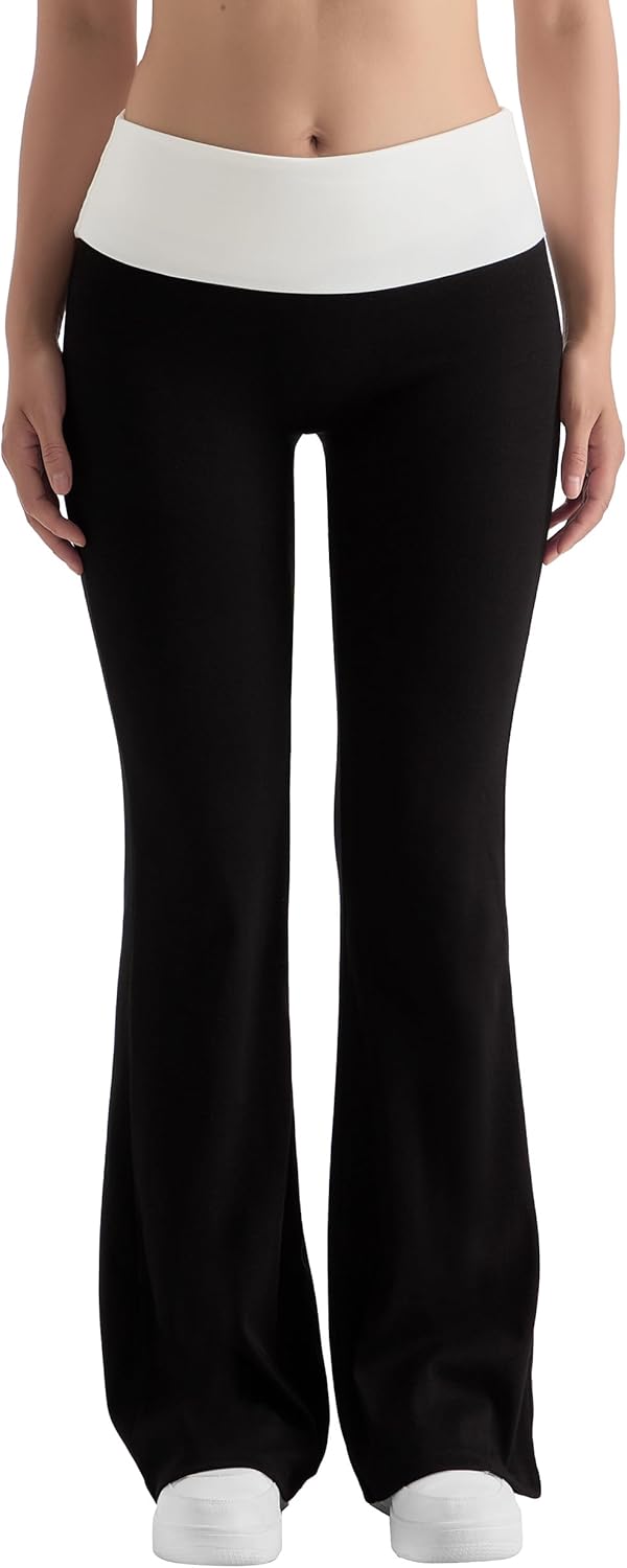 MOOSLOVER Women Flare Leggings for Comfy Yoga and Lounge Wear