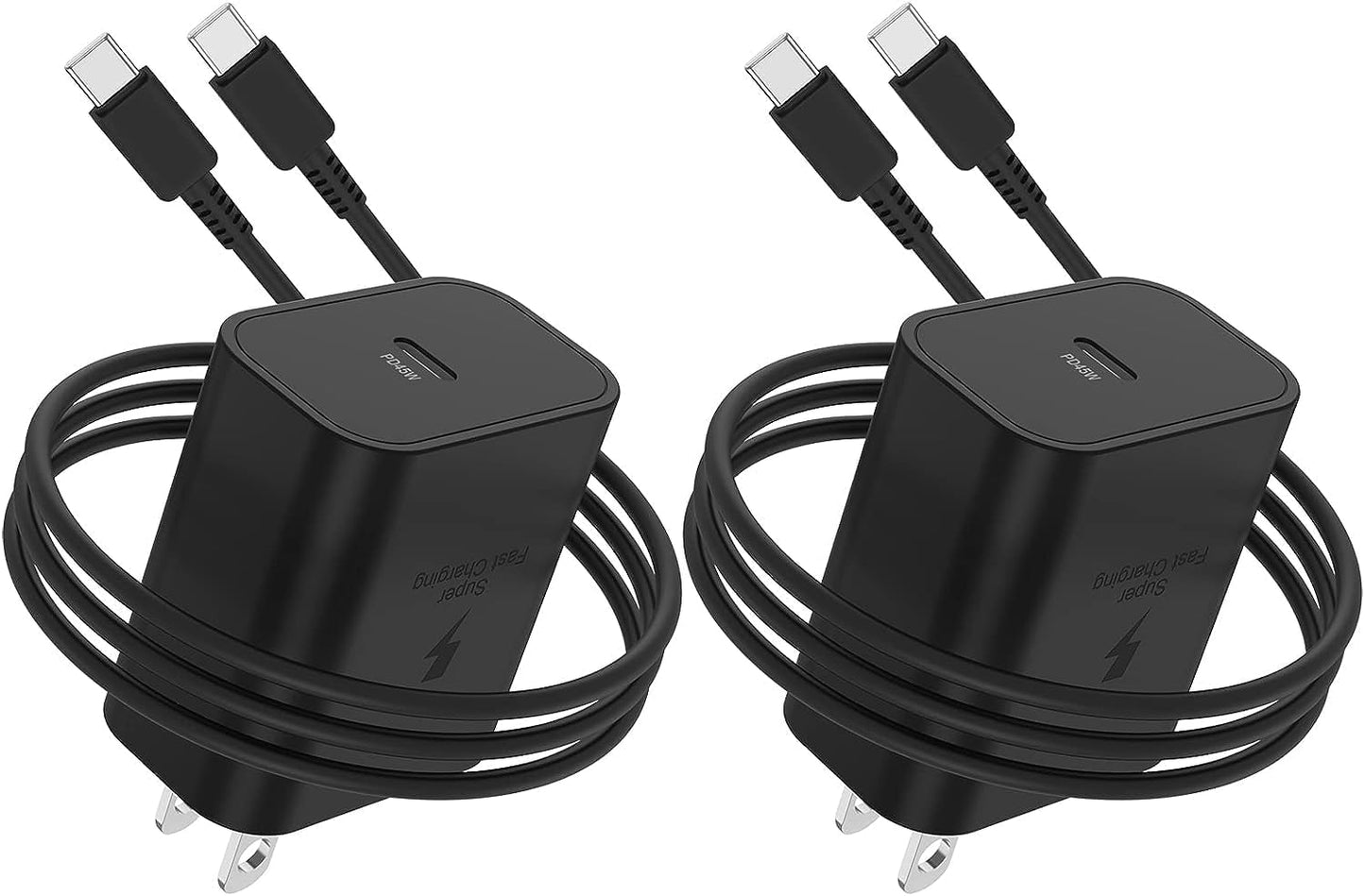 Super Fast 45W Charger & 6ft Cable Set for Samsung