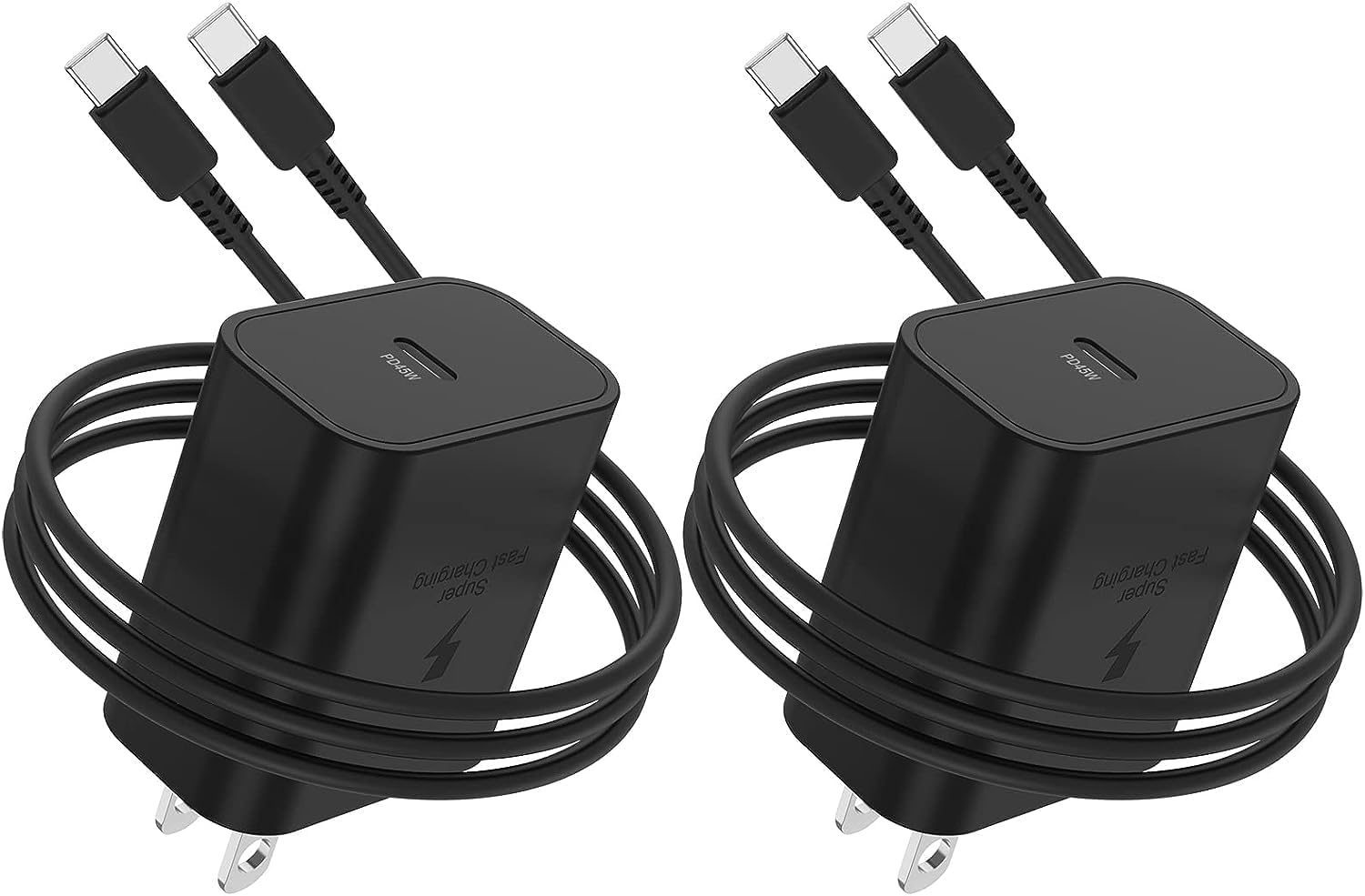 Super Fast 45W Charger & 6ft Cable Set for Samsung