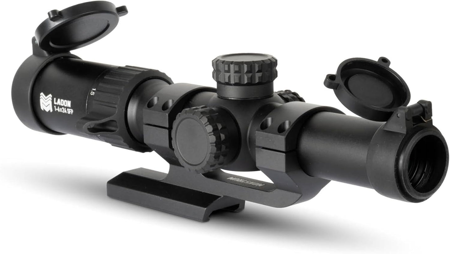 Monstrum Ladon 1-6x SFP LPVO Rifle Scope for Precision Shooting