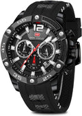 AIMES Watch for Men Sport Military Chronograph - Big Face Casual Dress