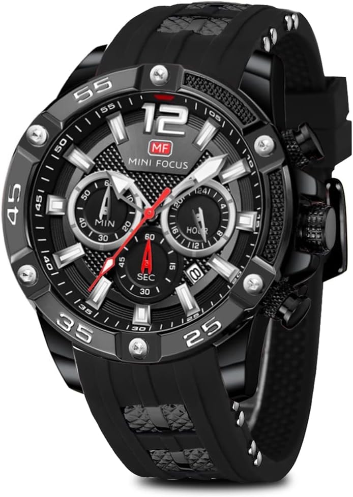 AIMES Sport Military Waterproof Chronograph Watch for Men