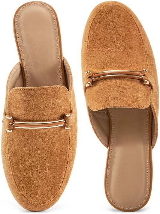 Alicegana Mules for Women: Comfortable Closed Toe Slip On Shoes