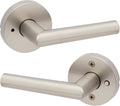 Kwikset Milan Interior Privacy Door Handle - Sleek Satin Nickel