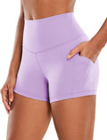 CRZ YOGA Womens Butterluxe Biker Shorts 3in High Waisted - Soft
