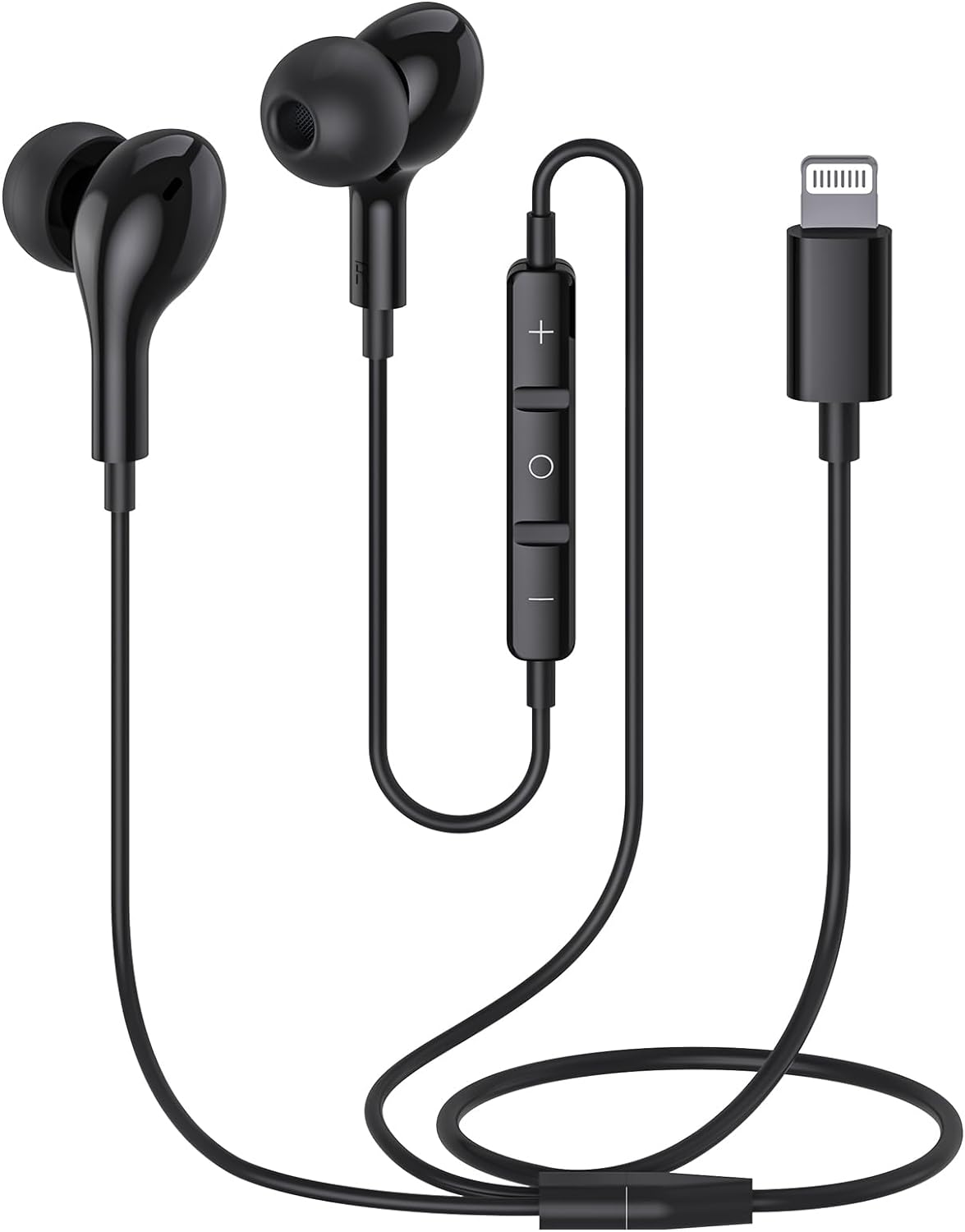 MFi Certified Lightning Earphones for iPhone - Immersive Sound