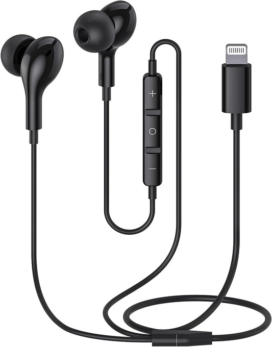 MFi Certified Lightning Earphones for iPhone - Immersive Sound