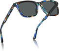 CARFIA Acetate Polarized Sunglasses for Women Small Face - AntiGlare