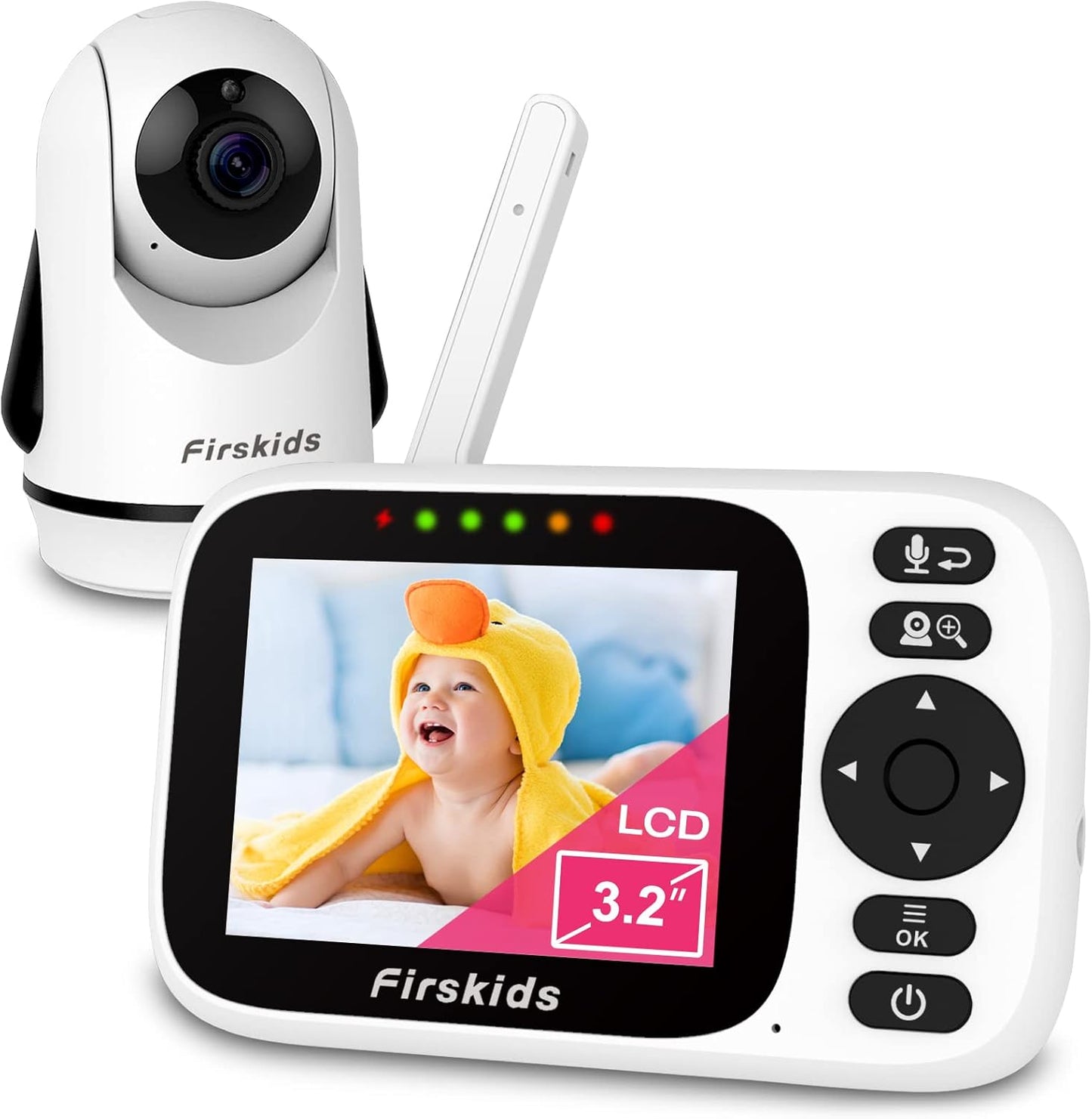Firskids Baby Monitor: Long Range Clarity!