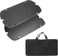 SafBbcue Cast Iron Cooking Griddle for Weber Traveler Portable Grill