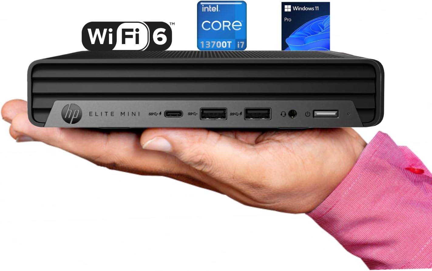 HP Elite Mini G9 Business Desktop Computer with 13th Gen i7