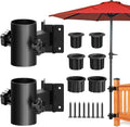 Stainless Steel Umbrella Deck Mount - Heavy Duty Patio Holder
