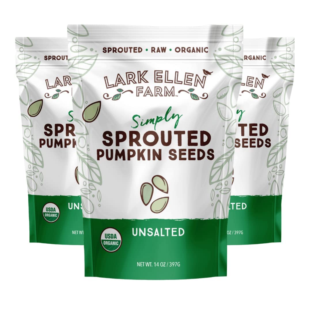 Sprouted Organic Pumpkin Seeds for Healthy Snacking and Salads