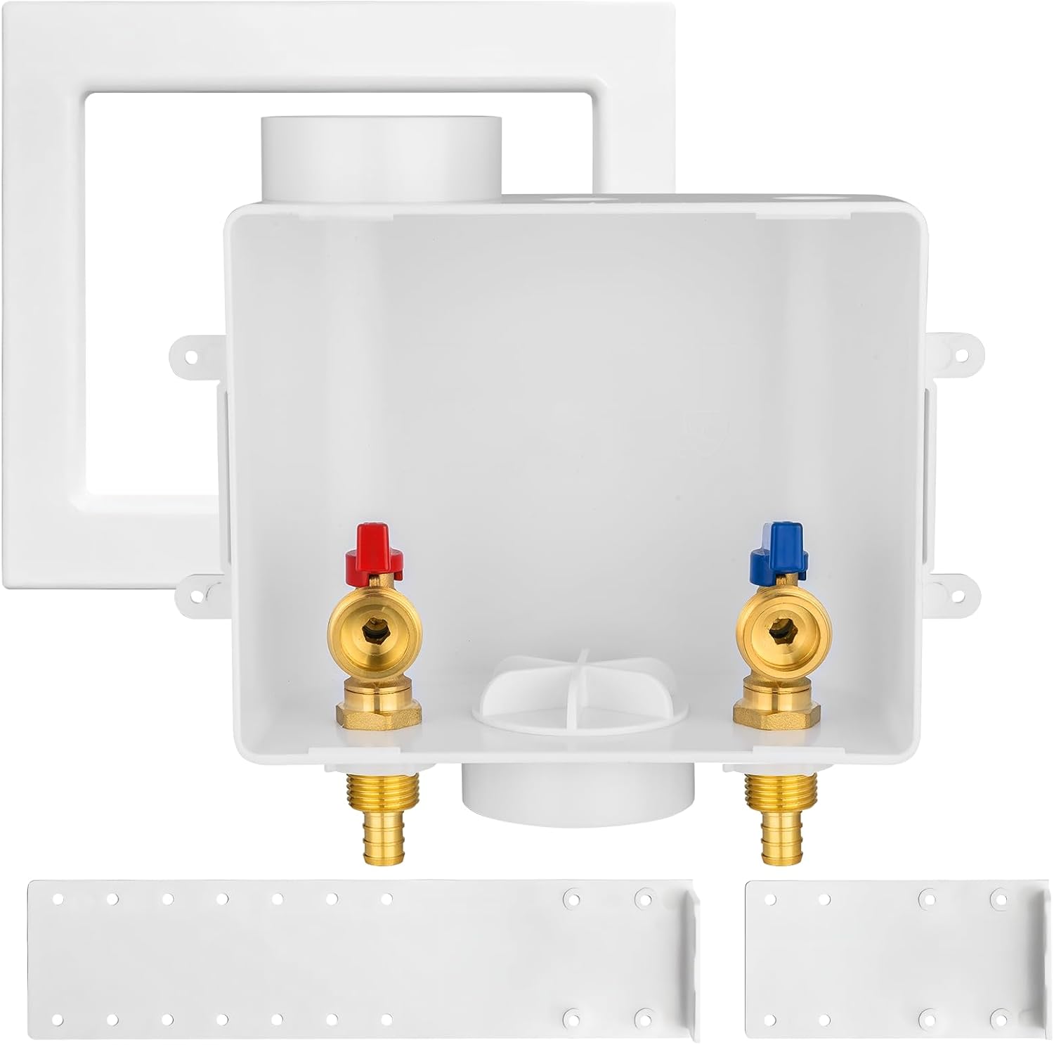 HeSun Pex Washer Box with Drain | Easy Installation