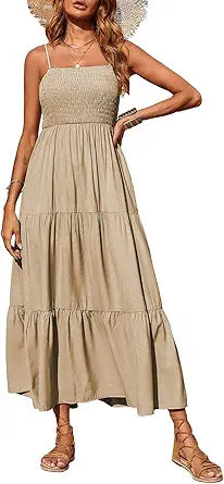 PRETTYGARDEN Women's Summer Maxi Dress for Casual Beach Fun