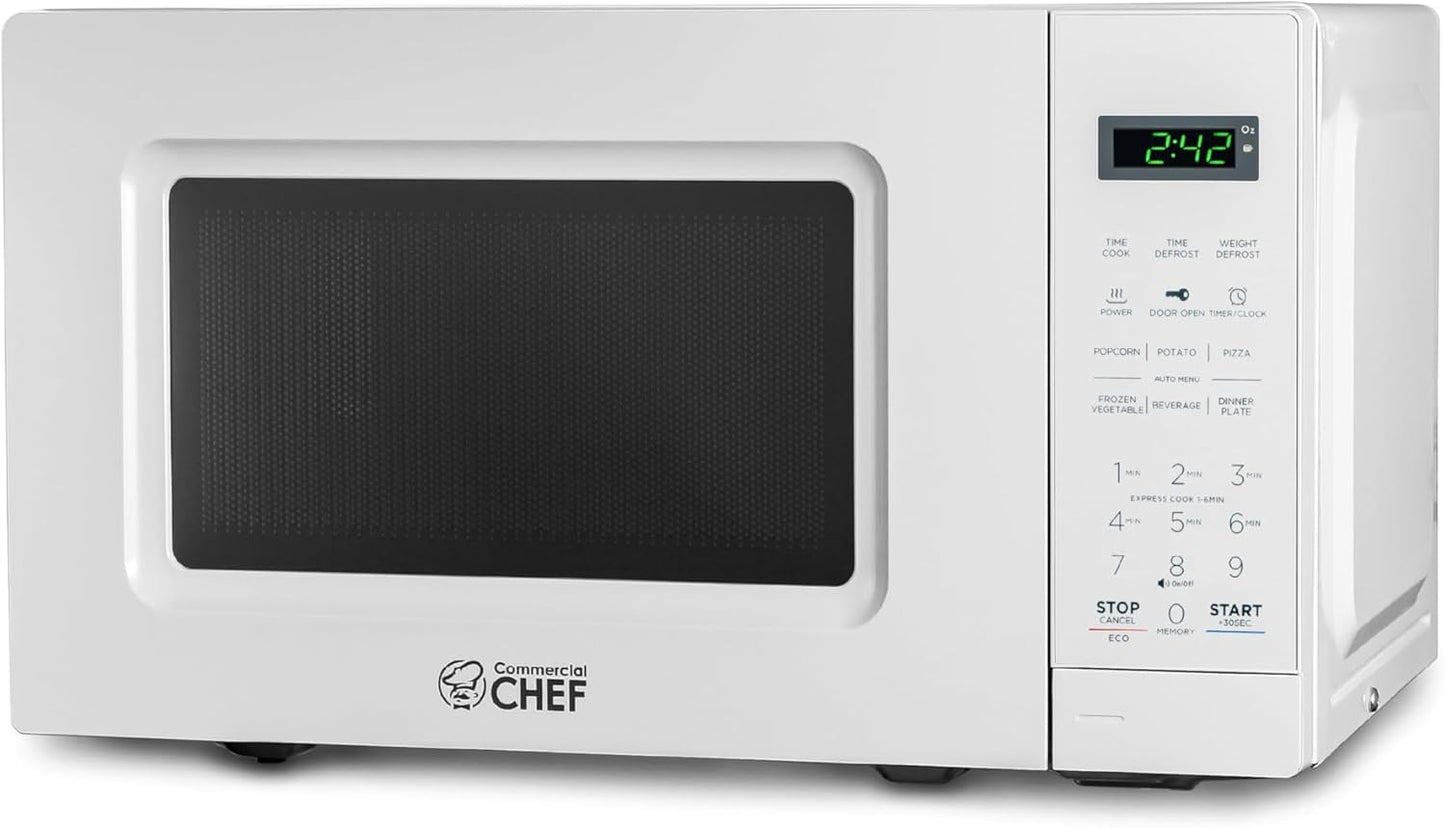 Powerful 0.7 Cu Ft Microwave with 10 Power Levels and Lock