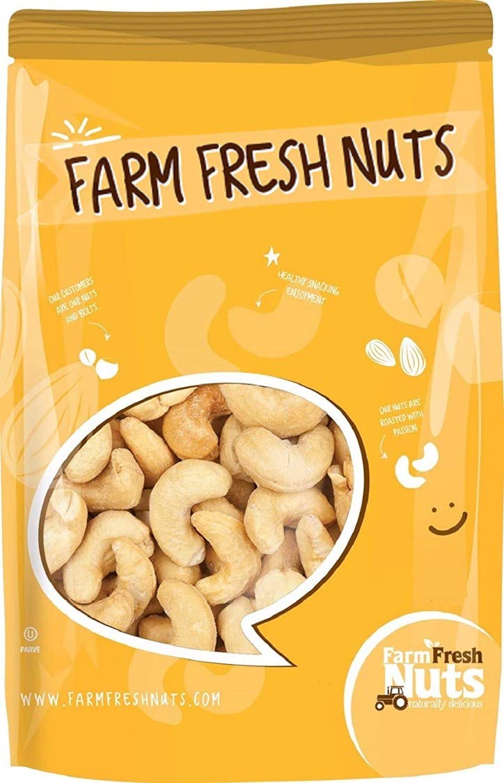 Dry Roasted Cashews with Sea Salt - Perfect Snack Option