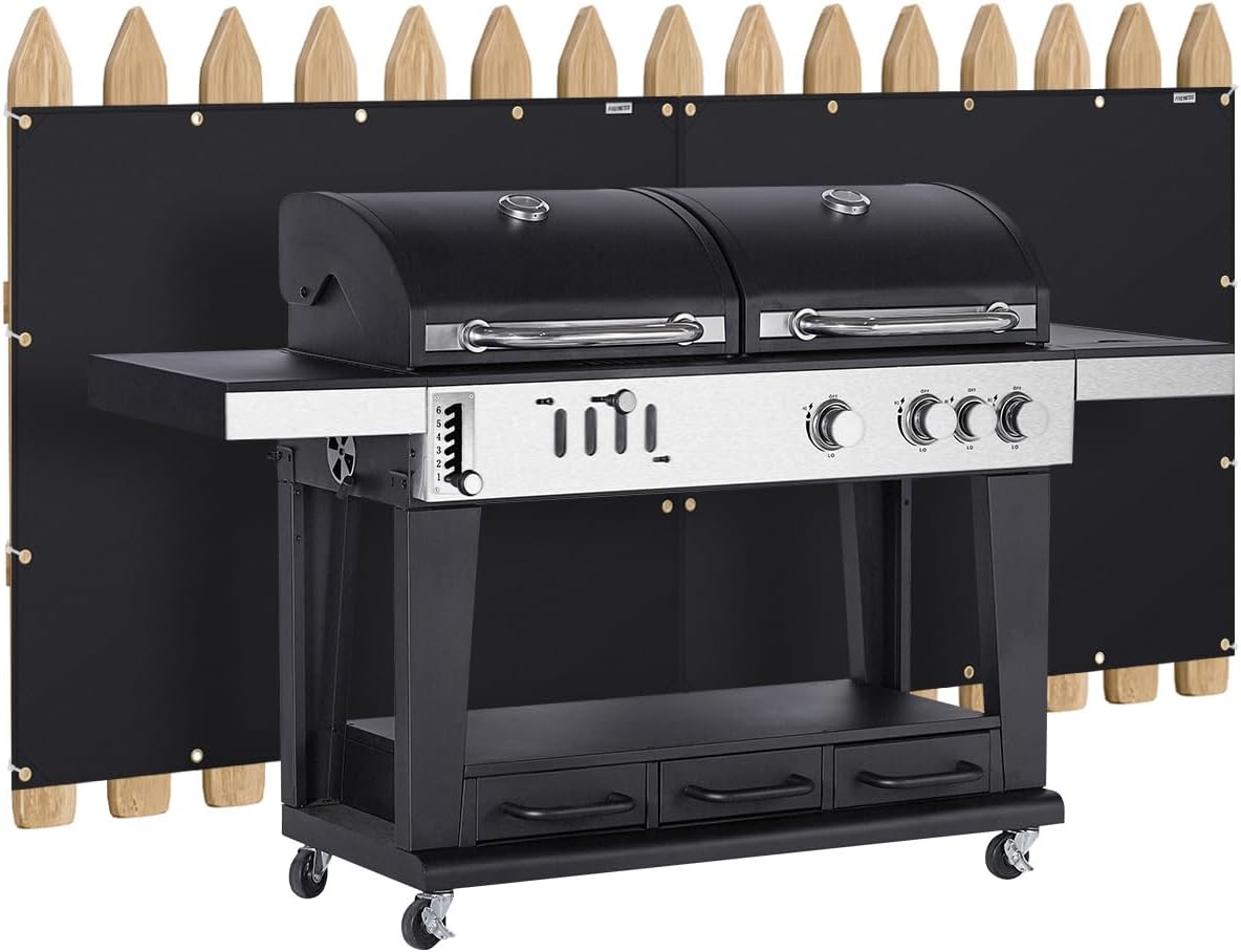 Heat Shield Behind Grill 4ftx5ft Mat for Deck and Railing Protection