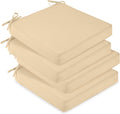 downluxe Waterproof Outdoor Chair Cushions Set of 4 - Durable Comfort