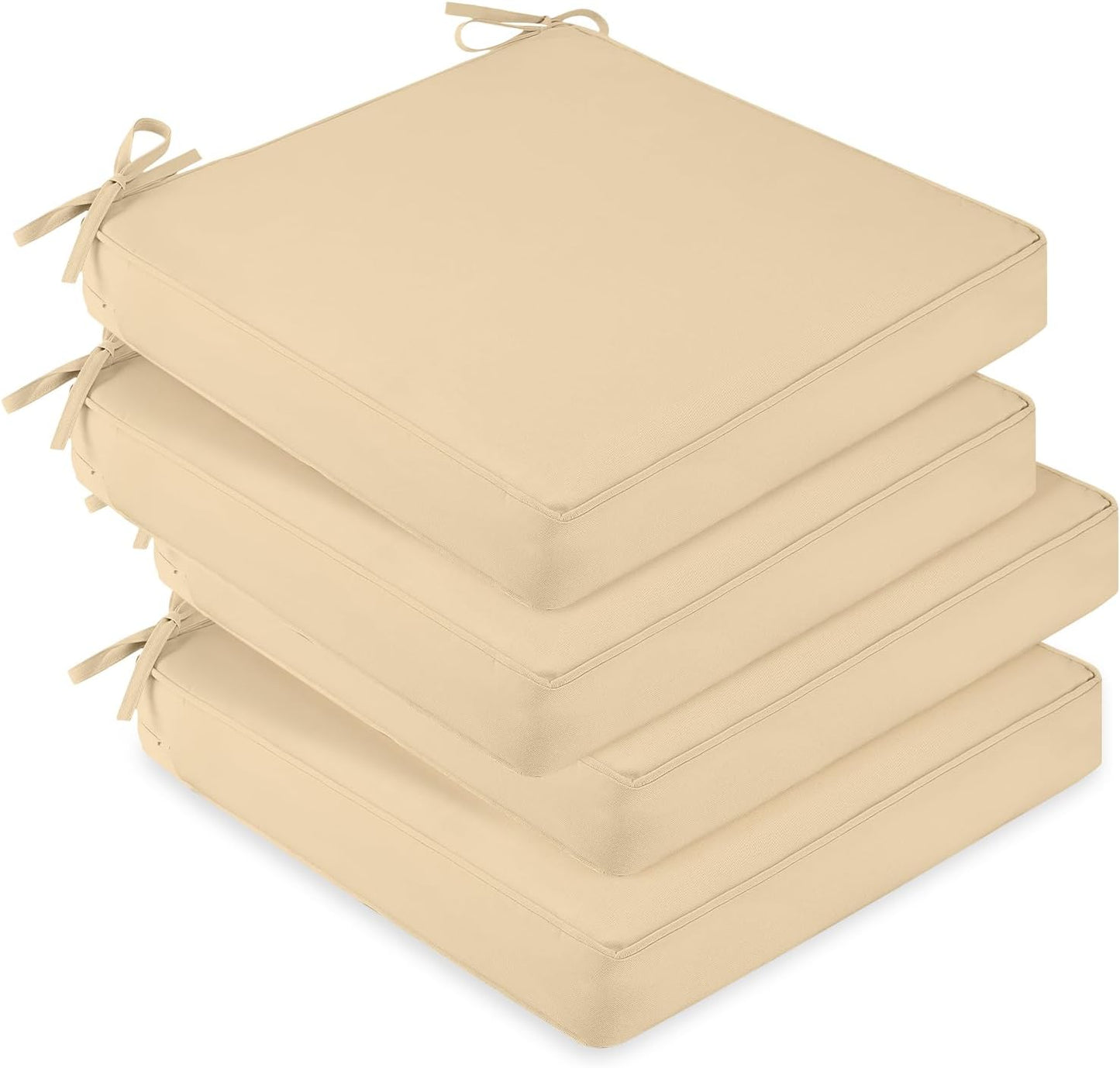 Waterproof Outdoor Chair Cushions Set of 4 for Comfort