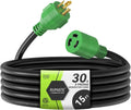 RVMATE 3 Prong 30 Amp Generator Extension Cord 15 ft - Weatherproof