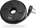 i Donut Travel Power Strip - Compact 3-Outlet, 3 USB Travel Charger