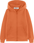 Kid Nation Kids Soft Brushed Fleece Zip-Up Hooded (Style Y1M9)