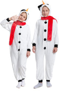 Cozy HSCTEK Kids Christmas Flannel Pajama Onesie with Hood