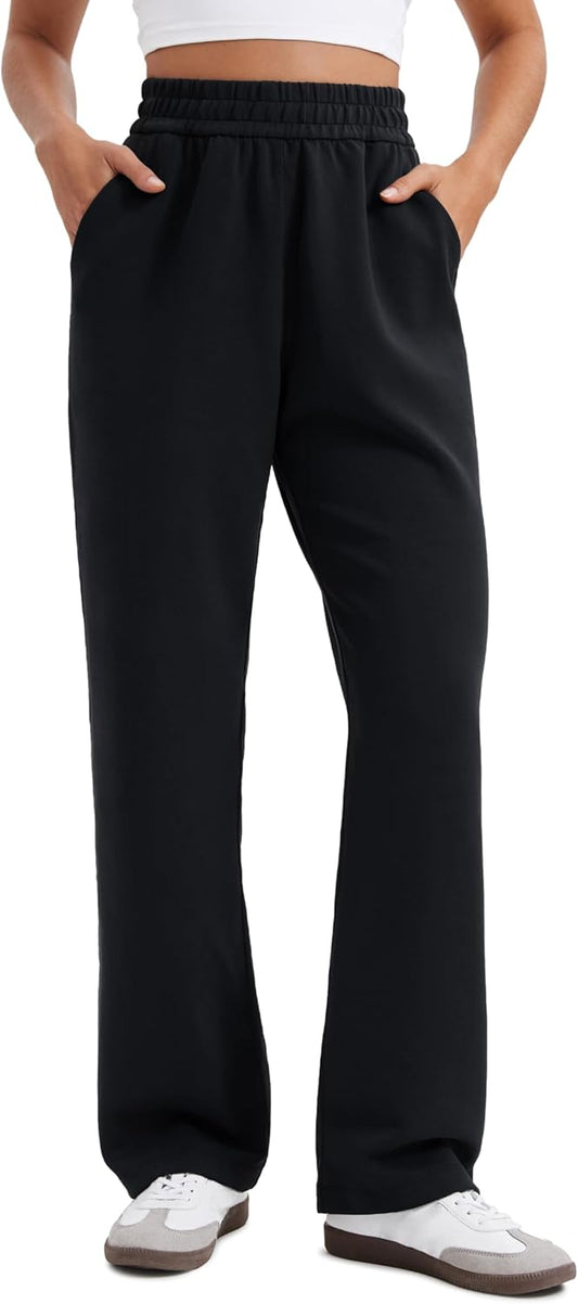 CRZ YOGA SoftAura Wide Leg Casual Sweatpants for Women