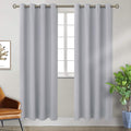 Room Darkening Curtains for Bedroom - Grommet Thermal Panels 84in