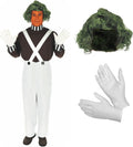 fun shack Mens Chocolate Factory Worker Costume - Iconic Party Look