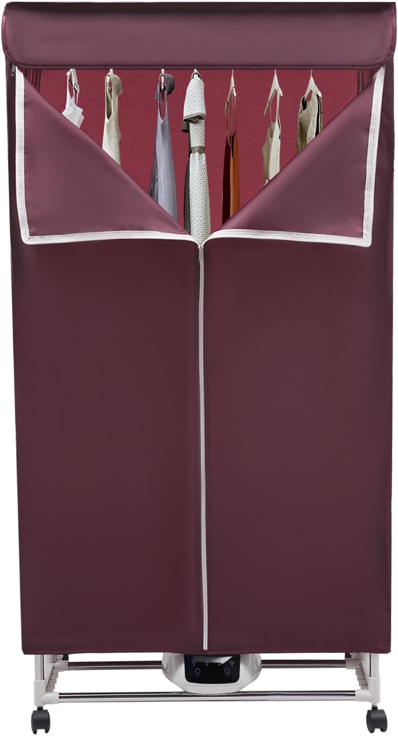 Compact Electric Clothes Dryer - Fast Drying Anywhere!