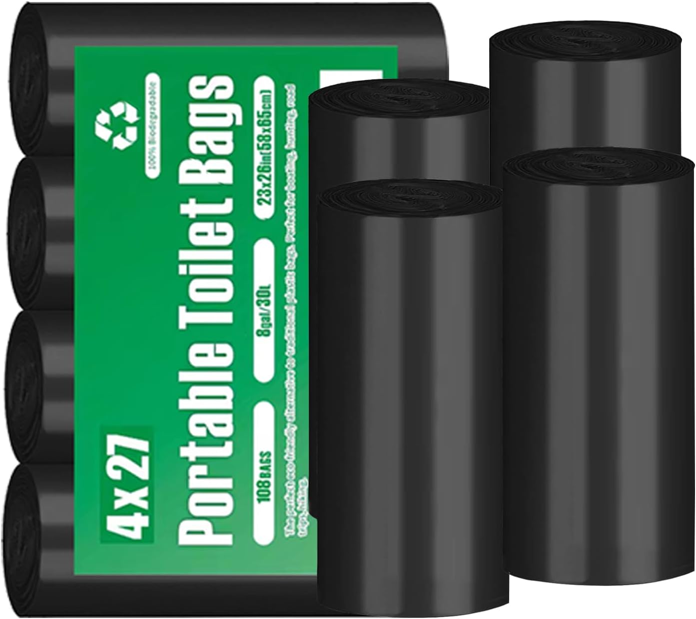 106+ Biodegradable Portable Toilet Bags - Waste-Free Camping!