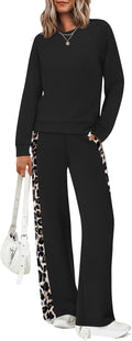 2 Piece Tracksuit Set for Women - Comfortable Fall Lounge Outfit