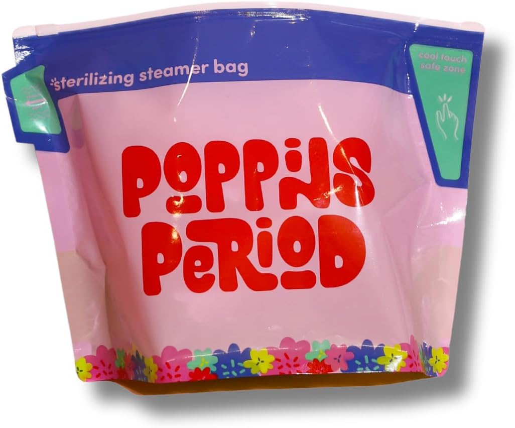 Sanitize Safely: Poppins Period Steam Bag