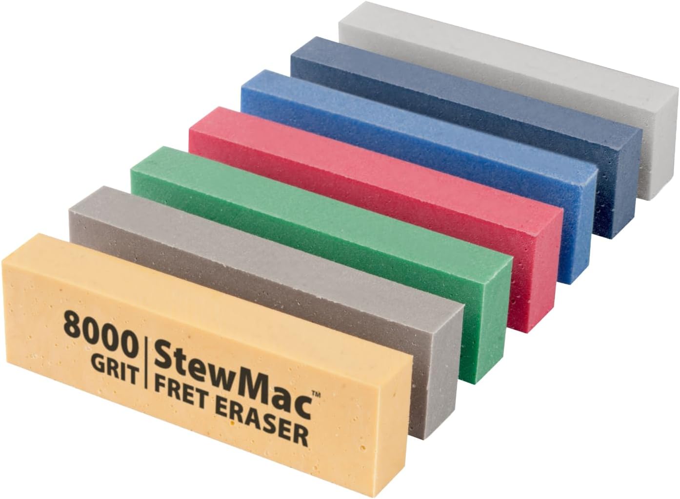 StewMac Fret Erasers Complete Set for Polishing Frets