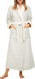 Alexander Del Rossa Plush Robe for Women, Long Plus Size - Extra Thick