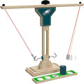 Wild Sports NFL Wooden Ring Swing Battle - Tabletop Ring Toss Game