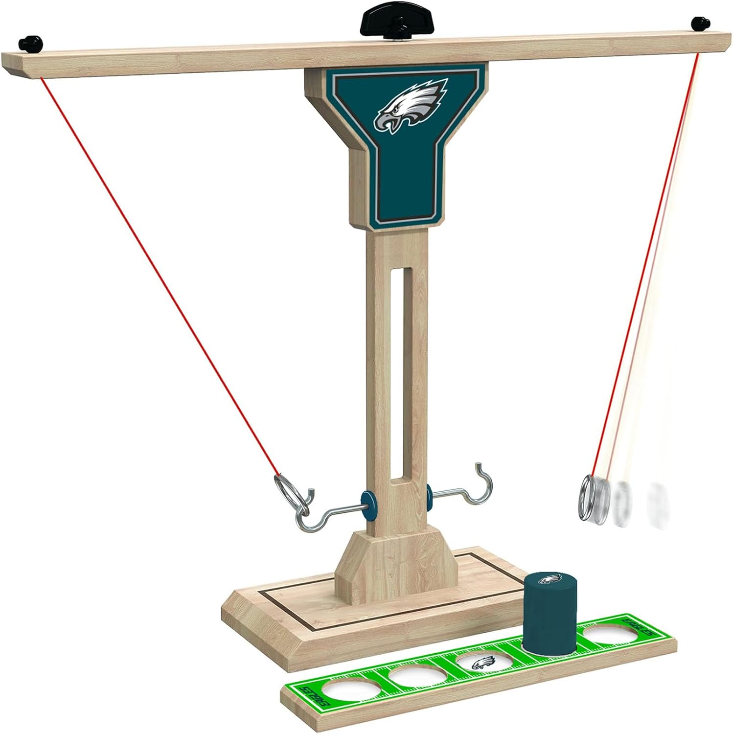 NFL Wooden Ring Swing Battle - Thrilling Head-to-Head Game