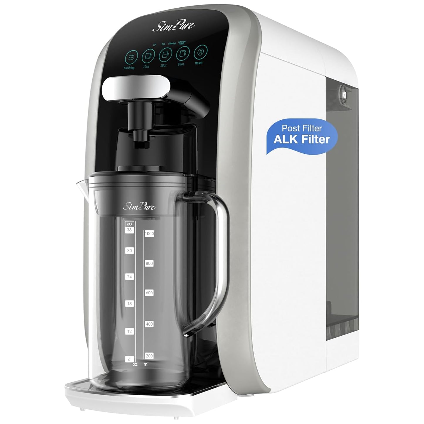 SimPure Y7T-BW-A Countertop Reverse Osmosis Water Filter System
