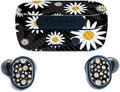 Carbon Fiber Skin for SkullCandy Sesh True Wireless Earbuds - Daisies