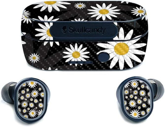 Daisy Textured Skin for SkullCandy Sesh | Protective Carbon Fiber | Easy Apply | USA