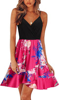 Lightweight Summer Floral Dress with Ruffled Hem for Women