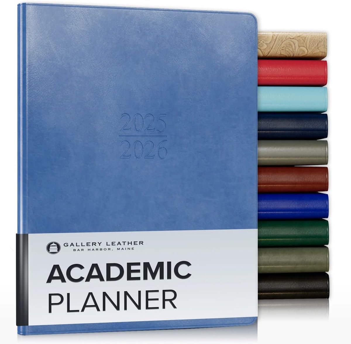 Gallery Leather Academic Planner 2025-2026 for Students & Teachers