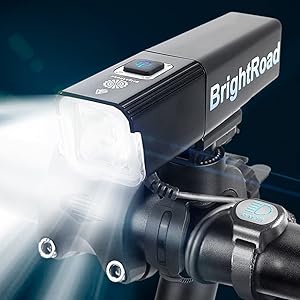 BrightRoad 8000 Lumens Bike Lights with Remote Control Feature