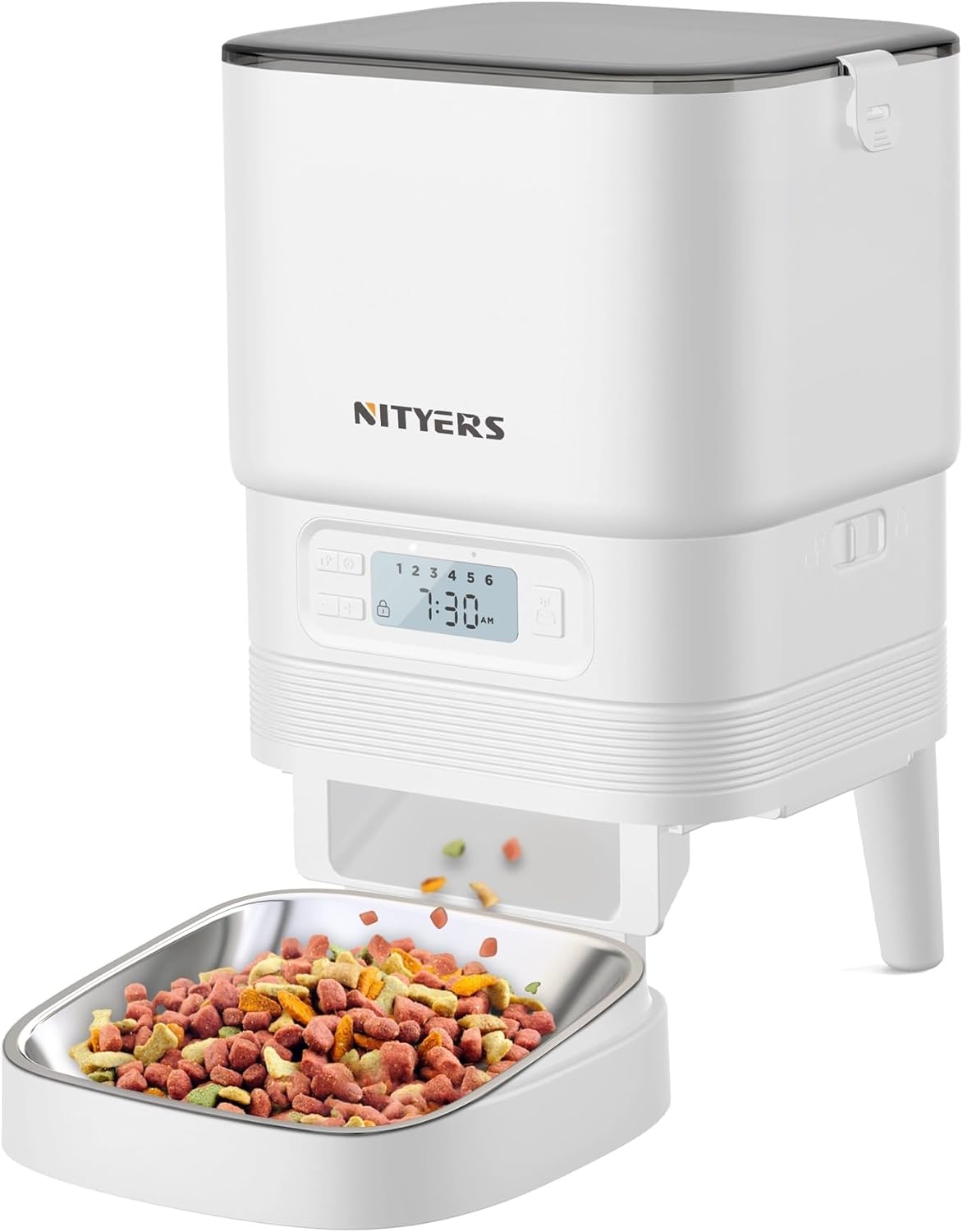 Automatic Cat Feeder with 4L Capacity for Timed Feeding