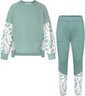 Girls Tracksuit Set Sweatshirt and Leggings Outfit for Ages 5-14