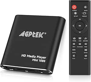 Mini 1080p Full-HD HDMI Media Player for USB Drives & SD Cards