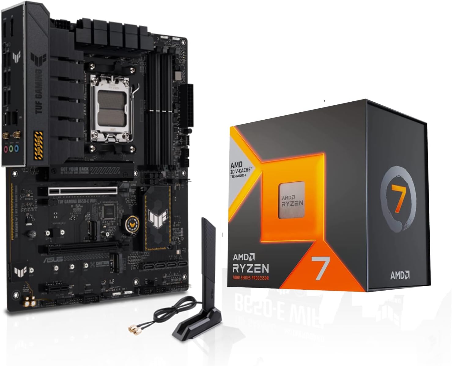 AMD Ryzen 7 7800X3D CPU Processor Bundle with ASUS TUF Motherboard