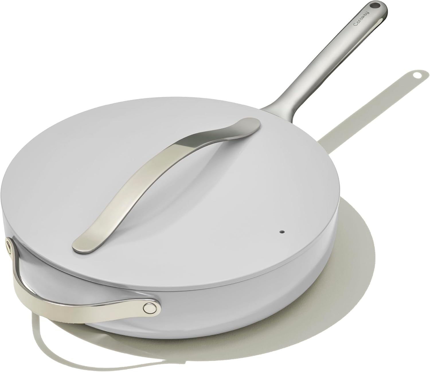Caraway Nonstick Ceramic Saute Pan with Lid - 4.5 qt, 11.8 in